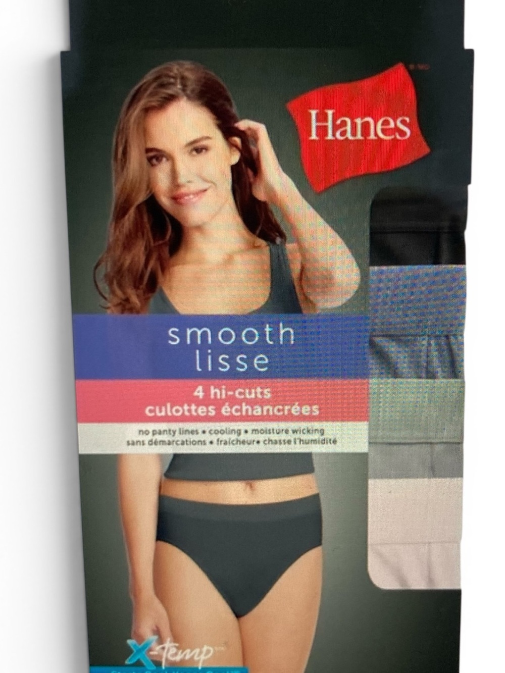 Hanes Women's‎ Smooth High Cut Briefs - 4 pack *NWT*